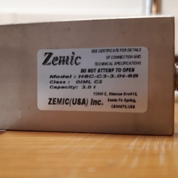 Przetwornik tensometryczny Zemic H8C-C3-3.0t-6B - obrazek 2